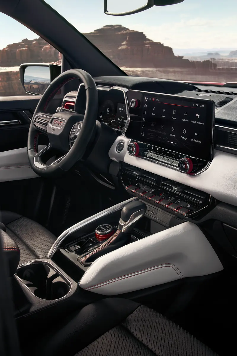 2026 GMC Canyon infotainment system at Van Motors Inc. in CONRAD MT